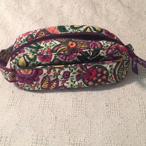 Vera Bradley makeup case traveler New